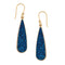 Charles Albert Alchemia - Druse Teardrop Earrings Cobalt-shopbody.com