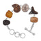 Charles Albert Silver - Multi Fossil Bracelet-shopbody.com