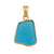 Charles Albert Alchemia - Beach Glass Pendant Aqua