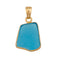 Charles Albert Alchemia - Beach Glass Pendant Aqua