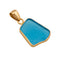 Charles Albert Alchemia - Beach Glass Pendant Aqua