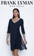Frank Lyman Midnight Knit Dress-shopbody.com