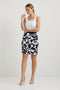 Joseph Ribkoff Abstract Pencil Skirt-shopbody.com