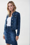 Joseph Ribkoff Denim Blue Jacket-shopbody.com