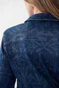 Joseph Ribkoff Denim Blue Jacket-shopody.com