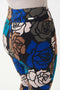 Joseph Ribkoff Black/Multi Floral Slim Leg Pants-shopbody.com