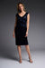 Joseph Ribkoff Sequin Appliqué Dress-shopbody.com