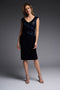 Joseph Ribkoff Sequin Appliqué Dress-shopbody.com