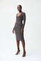 Joseph Ribkoff Shimmer Midi Dress-shopbody.com