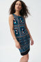 Joseph Ribkoff Abstract Print Dress-shopbody.com
