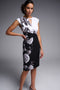 Joseph Ribkoff Floral Sheath Dress-shopbody.com