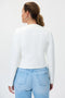 Joseph Ribkoff Crew Neckline Suede Zipper Jacket-shopbody.com