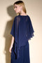 Joseph Ribkoff Asymmetrical Chiffon Poncho-shopbody.com