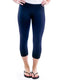 T-Party Capri Legging in Blue  - Body & Soul Boutique