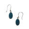 Charles Albert Silver - Druse Cobalt Oval Earrings  - Body & Soul Boutique