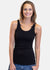 AMB Women's Seamless Tank in Black - Body & Soul Boutique