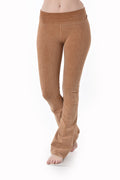 T-Party Mineral Wash Yoga Pant in Camel - Body & Soul Boutique