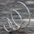 Charles Albert Silver - Silver Small Hoop Earrings Hammered-shopbody.com