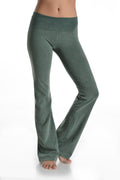T-Party Mineral Wash Yoga Pant in Green - Body & Soul Boutique