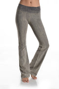 T-Party Mineral Wash Yoga Pant in Grey - Body & Soul Boutique