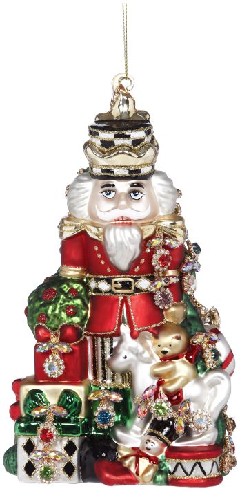 Jeweled Nutcracker Ornament - Thumbnail 3