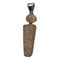 Charles Albert Silver - Druse Moonstone & Peach Pendant  - Body & Soul Boutique