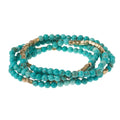 Scout Stone Wrap - Turquoise/gold - Stone of the Sky - Body & Soul Boutique