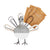 Mud Pie Thankful Turkey Card Set-shopbody.com