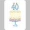Papyrus 40th Birthday Card-shopbod.com