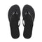 Havaianas You Metallic Sandal in Black - Body & Soul Boutique