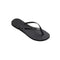 Havaianas You Metallic Sandal in Black - Body & Soul Boutique