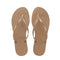 Havaianas You Metallic Sandal in Rose Gold - Body & Soul Boutique