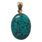 Charles Albert Alchemia - Turquoise Oval Pendant - Body & Soul Boutique
