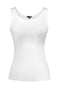 Judy P Tank Top in White - Body & Soul Boutique