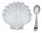 Mariposa Scallop Ceramic Canapé Plate - Body & Soul Boutique