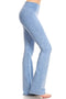 T-Party Mineral Wash Yoga Pant in Denim Blue - Body & Soul Boutique