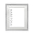 Mariposa White Leather Frame 8x10-shopbody.com
