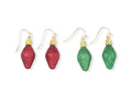 Periwinkle Holiday Bulbs Earrings-shopbody.com