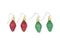 Periwinkle Holiday Bulbs Earrings-shopbody.com