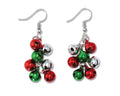 Periwinkle Linked Holiday Bell Drops Earrings-shopbody.com