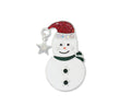 Periwinkle Snowman w/Santa Hat Pin-shopbody.com