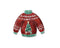 Periwinkle Christmas Glitter Sweater Pin-shopbody.com