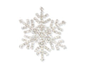Periwinkle Crystal Snowflake Pin-shopbody.com