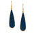 Charles Albert Alchemia - Druse Teardrop Earrings Cobalt-shopbody.com