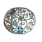 Charles Albert Silver - Multi Gemstone Oval Buckle - Body & Soul Boutique