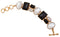 Charles Albert Alchemia - Mother of Pearl, Onyx and White Druzy Bracelet-shopbody.com