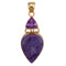 Charles Albert Alchemia - Amethyst & Charoite Pendant-shopbody.com