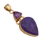 Charles Albert Alchemia - Amethyst & Charoite Pendant-shopbody.com