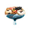Lynn & Liana Round Paddle Cheese Boards Navy - shopbody.com