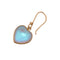 Charles Albert Alchemia - Luminite Heart Earrings-shopbody.com